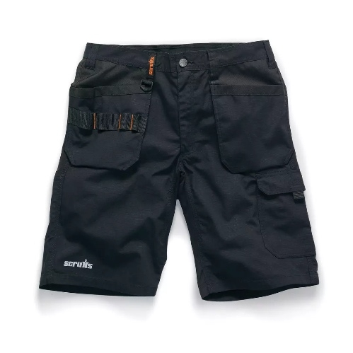 Scruffs Trade Flex Holster Shorts 30W - Black T54655 Image 1