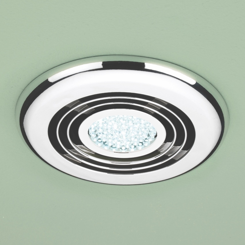 HiB Turbo Inline Fan, Chrome - Cool White LED 32300 Image 1